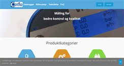 Desktop Screenshot of contika.dk
