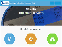 Tablet Screenshot of contika.dk